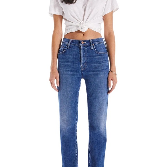 MOTHER Jeans The Tomcat Ankle Fray NWOT size 28 - Picture 1 of 13